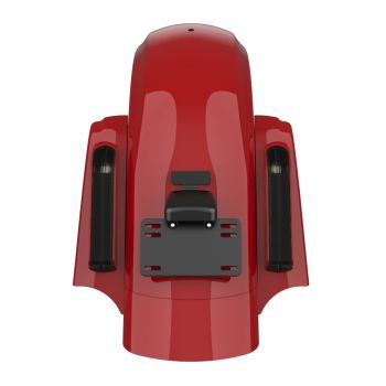AdvanBlack Redline Red CVO Style Rear Fender System For 2014+ Harley Davidson Touring Models