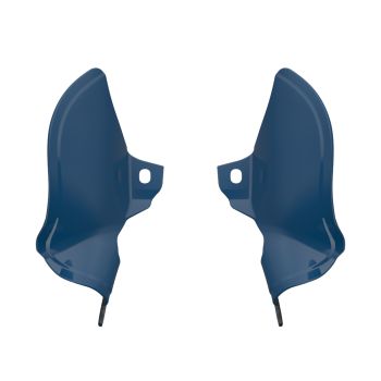 Reef Blue MID-FRAME AIR DEFLECTORS HEAT SHIELD FOR '18-'23 HARLEY SOFTAIL