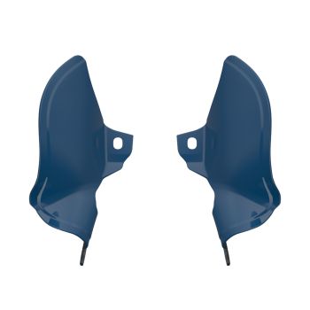 Reef Blue MID-FRAME AIR DEFLECTORS HEAT SHIELD FOR '18-'23 HARLEY SOFTAIL