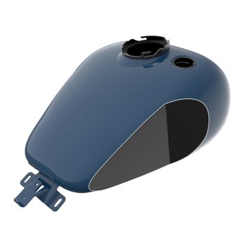 Reef Blue & Vivid Black HOLESHOT performance bagger Gas tank Right Side Gas Cap for '09-'23 Harley Tourings