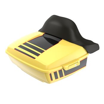 Ridgeline Industrial Yellow and Vivid Black Tour Pack with Color Matched Latch Hardware