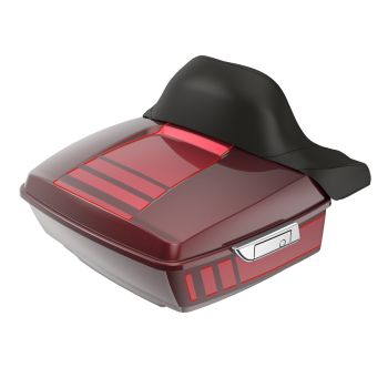 Ridgeline Mysterious Red Sunglo and Velocity Red Sunglo Tour Pack with Chrome Latch Hardware