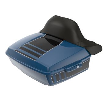 Ridgeline Reed Blue and Vivid Black Tour Pack with Color Matched Latch Hardware