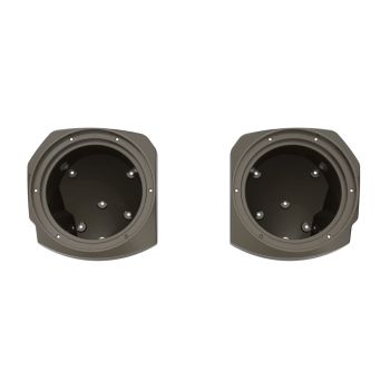 River Rock Gray 8inch Lower Fairings Speaker Pods  for Harley 24up Later Harley Touring