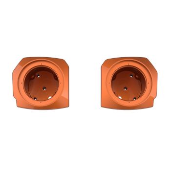 Scorched Orange Lower Fairings 6.5inch Speaker Pods for Harley 24up Later Harley Touring