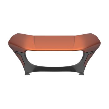 Scorched Orange and Silver Flux OUTER FAIRING BATWING COWL FOR 2015+ HARLEY Road Glide