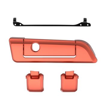 Sedona Orange Hinges & Latch kit  For Harley Razor Chopped King Tour Pak