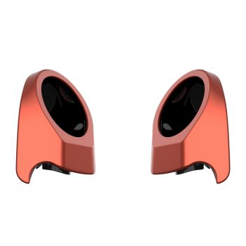 Sedona Orange 6.5 Inch Speaker Pods for Advanblack & Harley King Tour Pak