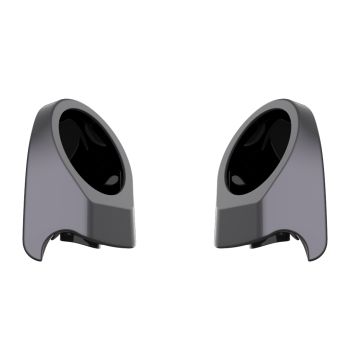 Smoke Gray 6.5 Inch Speaker Pods for Advanblack & Harley King Tour Pak