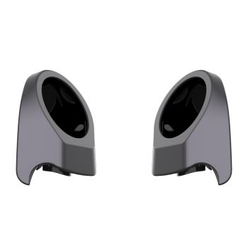 Smoke Gray 6.5 Inch Speaker Pods for Advanblack & Harley King Tour Pak