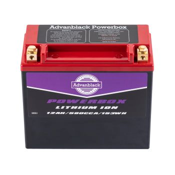 Advanblack POWERBOX 580CCA Lithium Battery For Harley Softail & Dyna