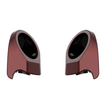 Stiletto Red 6.5 Inch Speaker Pods for Advanblack & Harley King Tour Pak