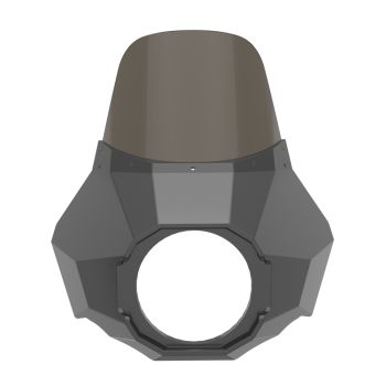 Advanblack Gray Haze HEX Fairings For Harley Dyna & Softails