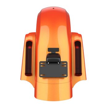 AdvanBlack Tequila Sunrise CVO Style Rear Fender System For 09-13 Harley Davidson Touring Models