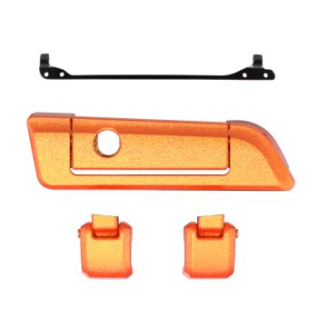 Tequila Sunrise Hinges & Latch kit  For Harley Razor Chopped King Tour Pak