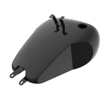 Vivid Black HOLESHOT performance bagger style tank for '20-'22 Low Rider S