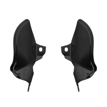 Black Hole MID-FRAME AIR DEFLECTORS HEAT SHIELD FOR '18-'23 HARLEY SOFTAIL