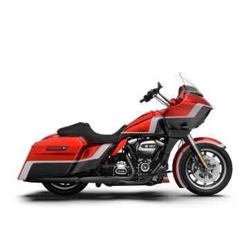 Whiskey Fire and Billiard and Raven Matellic CVO Style Bags  For 2014-2023 Harley Davidson Touring