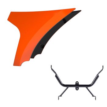 Whiskey Neat Side Spoiler Panel Fairings with Support Bracket for '23.5-'25 Harley Road Glide 