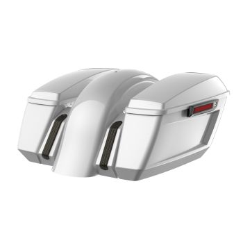 White Hot Pearl Holeshot Chopped Bagger Kit for '09-'13 Harley Touring