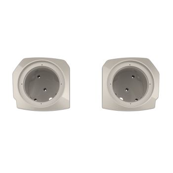 White Sand Pearl Lower Fairings 6.5inch Speaker Pods for Harley 24up Later Harley Touring