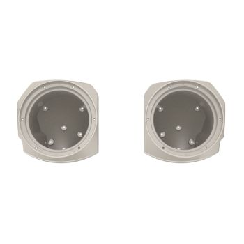White Sand Pearl 8inch Lower Fairings Speaker Pods  for Harley 24up Later Harley Touring