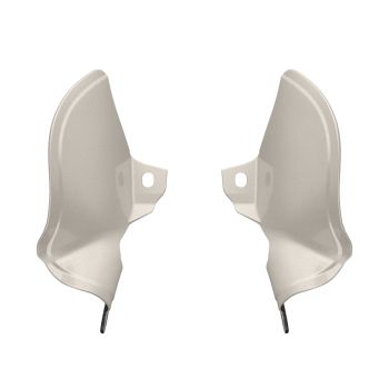 White Sand Pearl MID-FRAME AIR DEFLECTORS HEAT SHIELD FOR '18-'23 HARLEY SOFTAIL