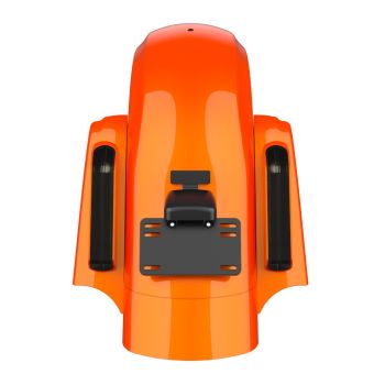 Wicked Orange Pearl CVO Style Rear Fender For 2014-2019 Harley Touring Models
