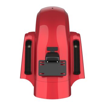 AdvanBlack Wicked Red CVO Style Rear Fender System For 2014-2019 Harley Davidson Touring Models