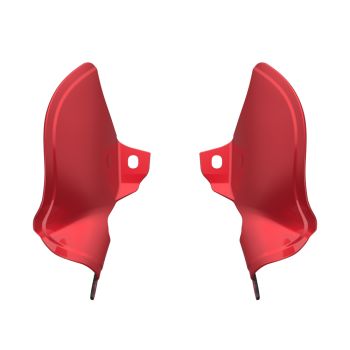 Wicked Red MID-FRAME AIR DEFLECTORS HEAT SHIELD FOR '18-'23 HARLEY SOFTAIL