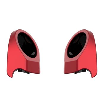 Wicked Red 6.5 Inch Speaker Pods for Advanblack & Harley King Tour Pak