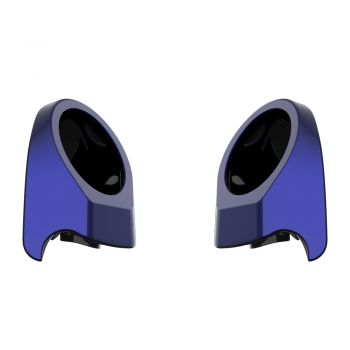 Zephyr Blue 6.5 Inch Speaker Pods for Advanblack & Harley King Tour Pak