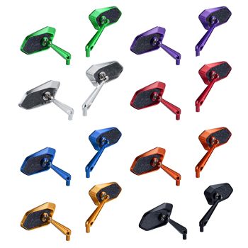FireBlade Carbon Fiber Performance Mirrors – For Harley-Davidson & Indian (Forged Carbon / Billet Aluminum)