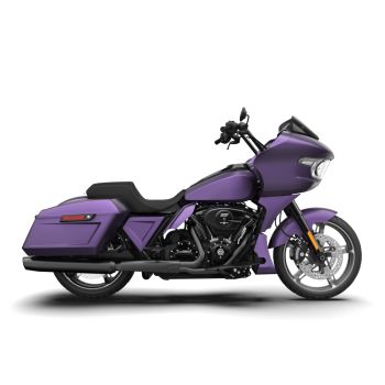 Purple Abyss Denim Spoiler Fairings Kit with Support Bracket for '23.5-'25 Harley Road Glide 