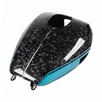 Furia Carbon Fiber Fuel Tank Shell Cover for Harley '24Up Touring & '23.5Up CVO Models