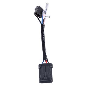 Advanblack LED Wire Harness Adapter 7" Headlights Fit 2014+ HD Harley Davidson