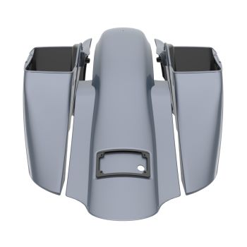 Gauntlet Grey Metallic Bagger Boss Down and Out Bagger Kit 