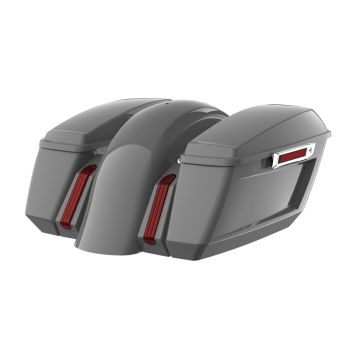 Dark Billiard Gray Holeshot Chopped Bagger Kit for '23-24 Harley Touring CVO & 2024 Street Glide Raod Glide
