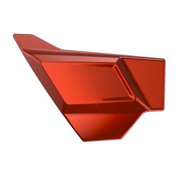 Advanblack Whiskey Firestorm Holeshot 2.0 Side Cover for '23.5-Up Harley Touring | One-Piece Design