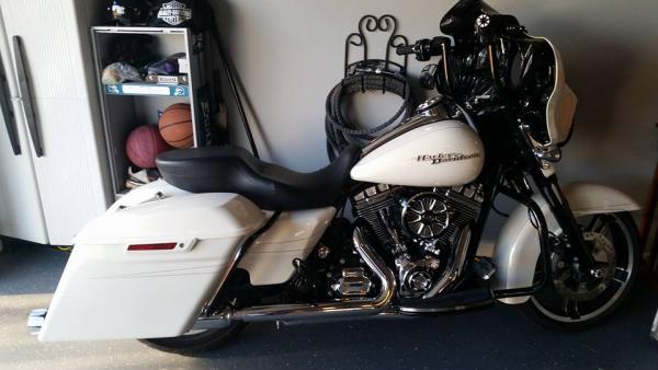 Morocco Gold Pearl Stretched Saddlebags within pin stripe