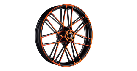 Harley Touring 21” Front Wheel with Color Accent
