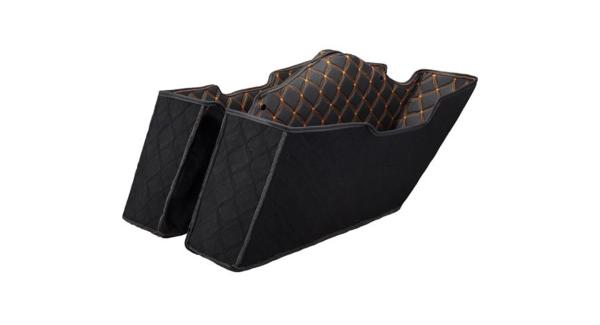 How do you line a Harley Saddlebag?