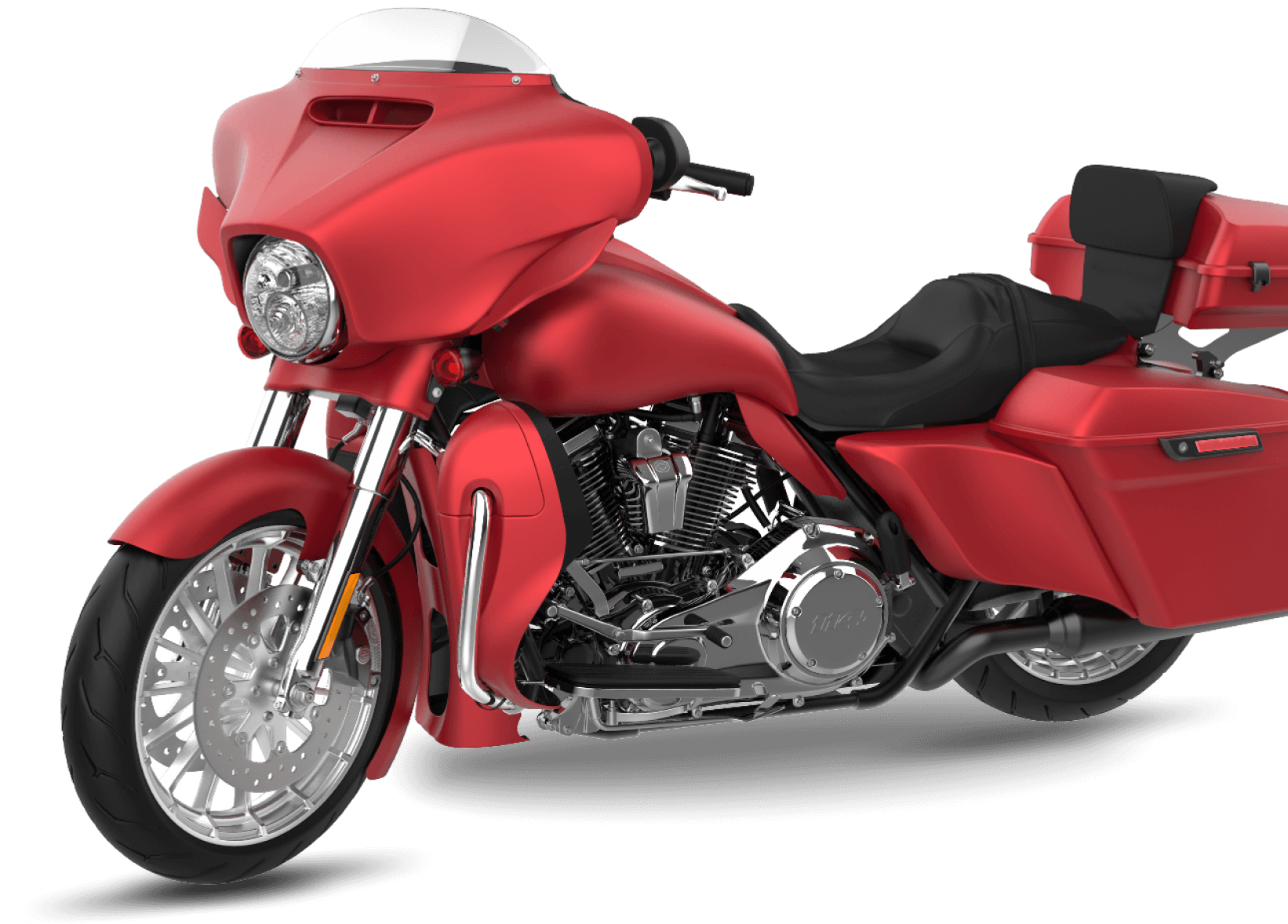color matched harley tour pack